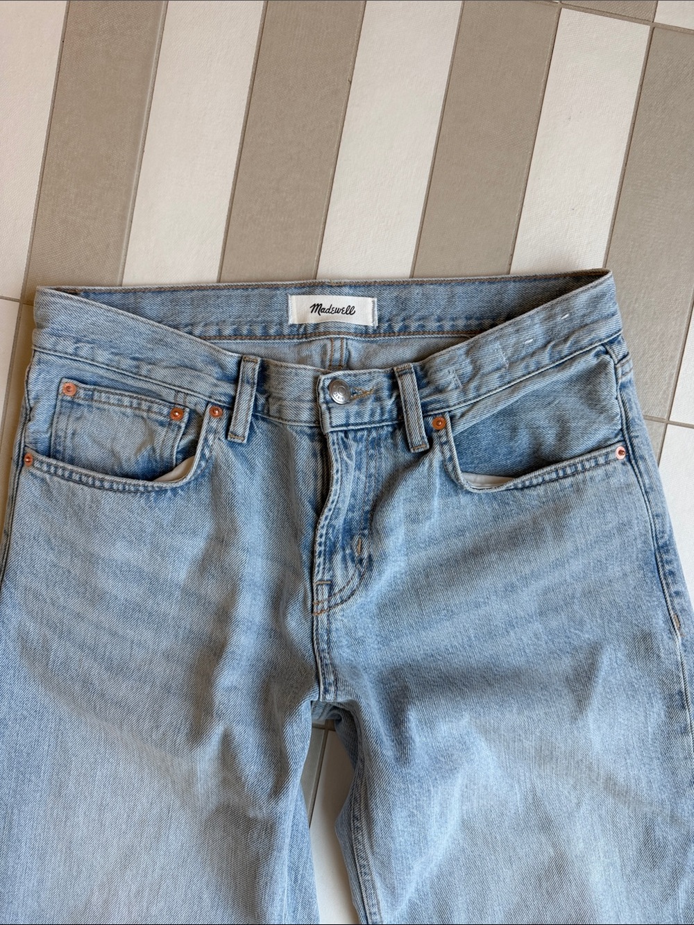 Madewell women’s jeans low rise loose jeans size 27 - Picture 11 of 13